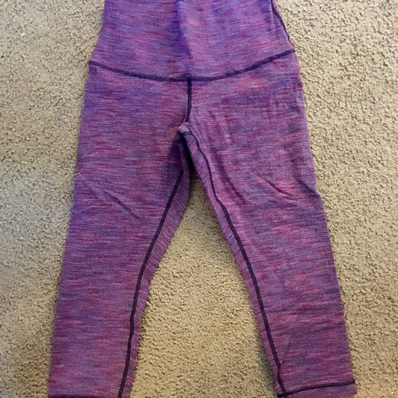 lululemon athletica Pants - Purple cropped lululemon leggings